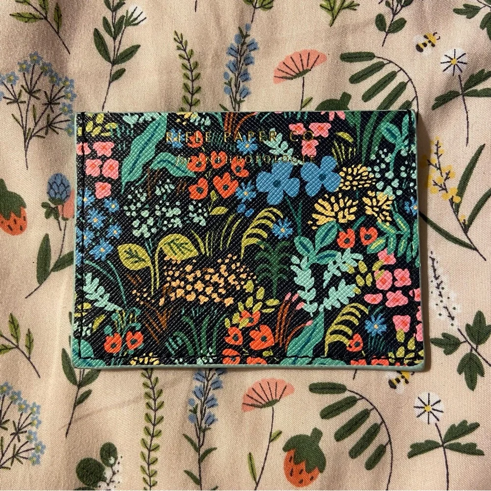 NWOT Anthropologie Rifle Paper Co. Card Holder - Picture 1 of 5